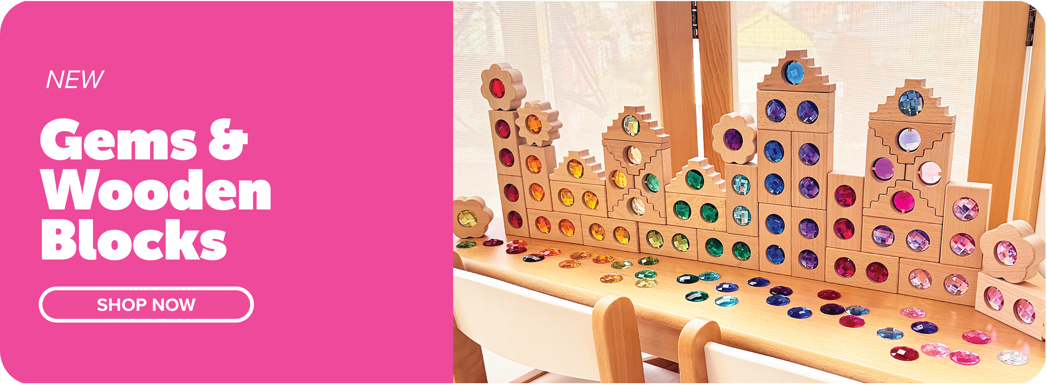 Gem & Wooden Blocks