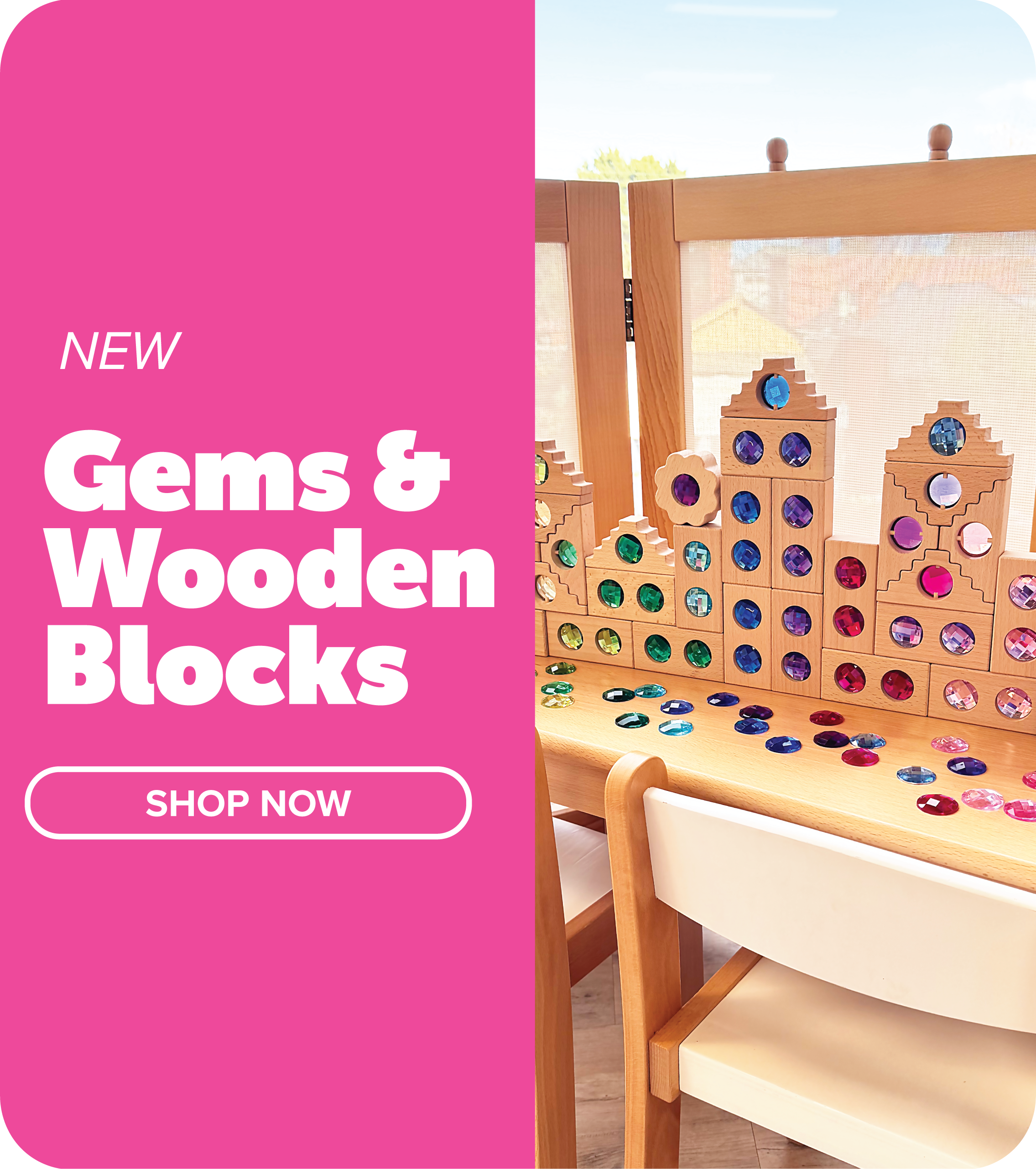 Gem & Wooden Blocks