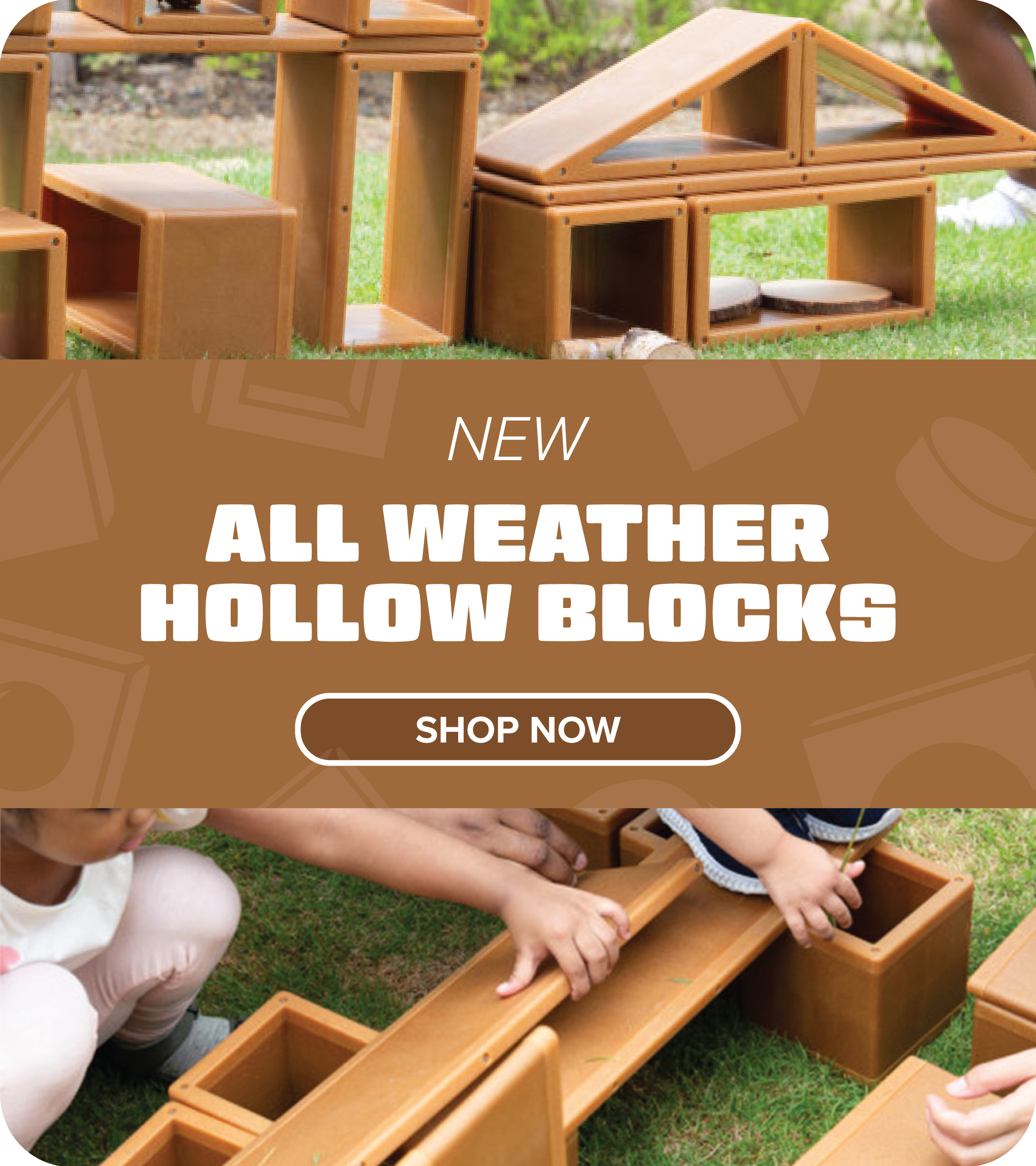 NEW ALL WEATHER HALLOW BLOCKS