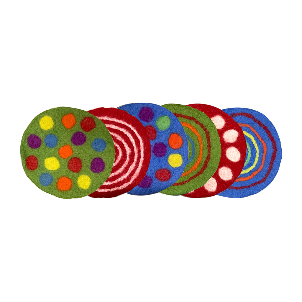 Felt Assorted Placemats 6pc