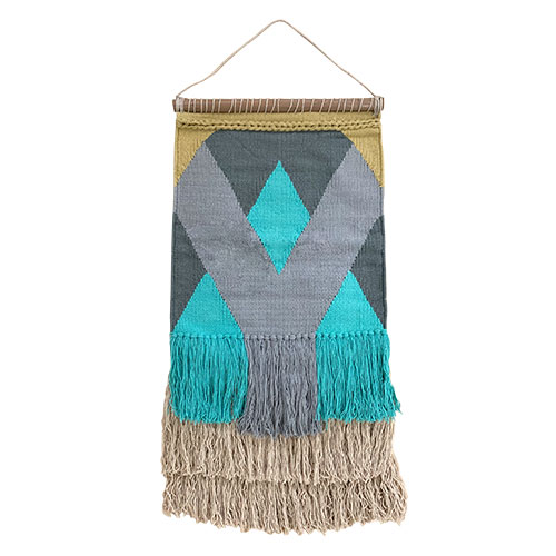 Handwoven Wall Hanging Turquoise