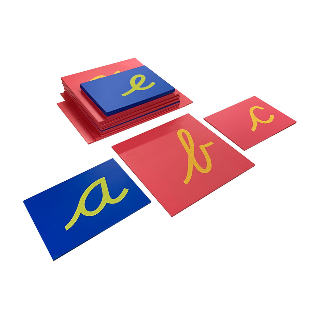sandpaper letters cursive lowercase