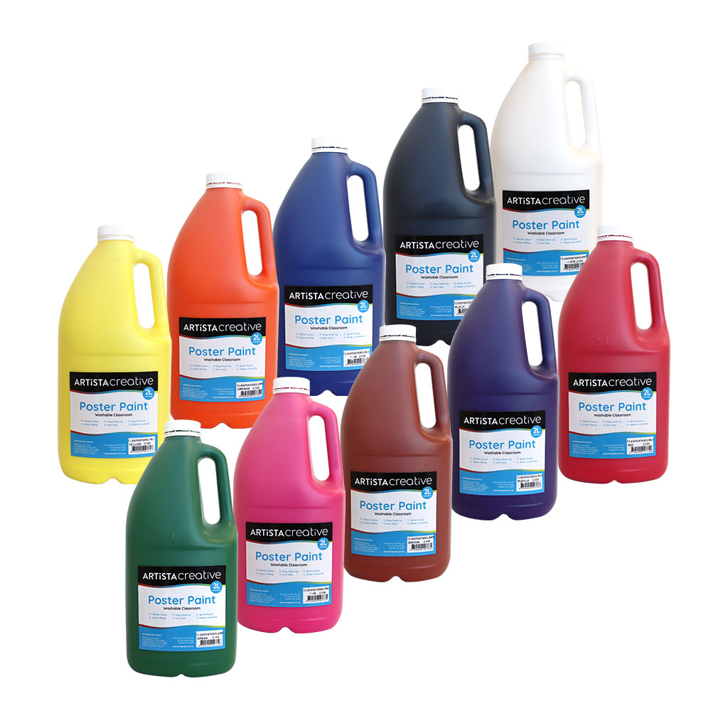 Artista Creative Poster Paint 2L 10pk